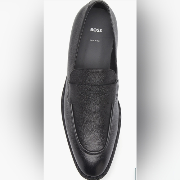 Size. 7 / 8  Boss  Classic Black Leather Loafers main image 5